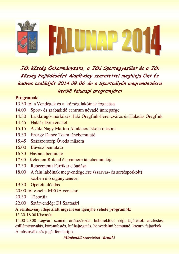 JÁK_falunapi meghí­vó 2014